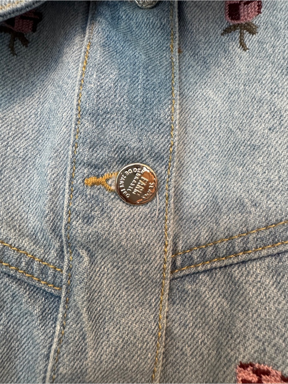Farm Rio Rose Embroidered Denim
Jacket - Picture 11 of 16